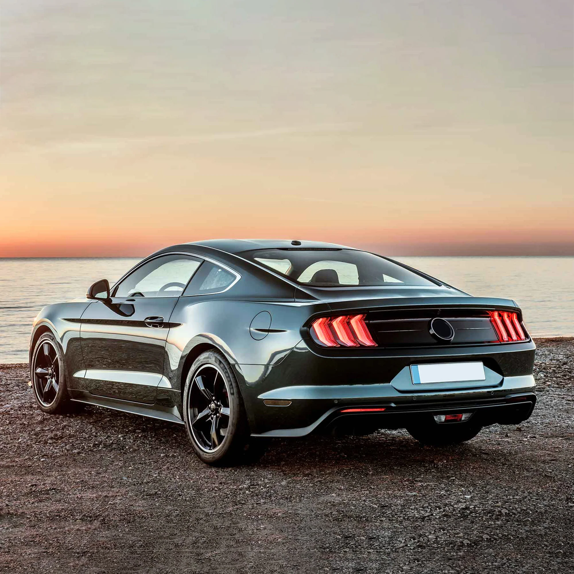 VLAND Full LED Taillights For Ford Mustang 2015-2023 With Red Turn Signals(Fit For US Models) - Image 10