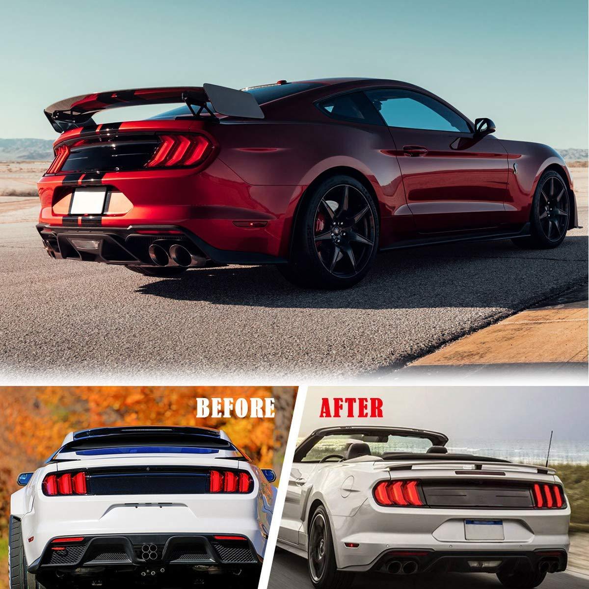 VLAND Full LED Taillights For Ford Mustang 2015-2023 With Red Turn Signals(Fit For US Models) - Image 8