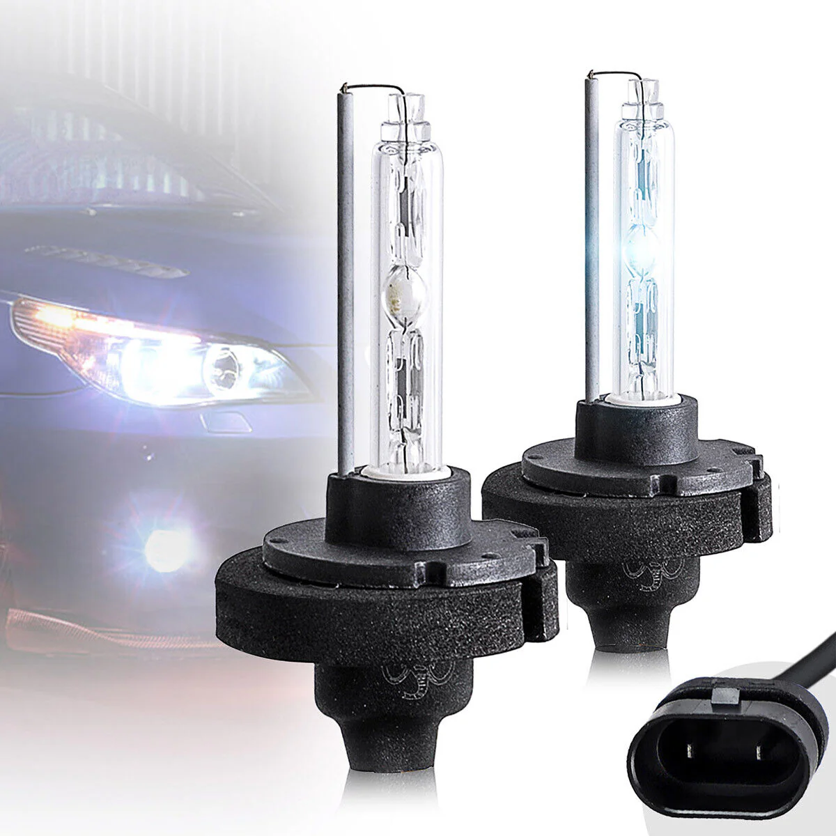 VLAND LED Headlights With Grille Assembly+2PCs D2H Xenon Bulbs Fit for 2007-2015 Toyota FJ Cruiser 1st Gen - Image 10
