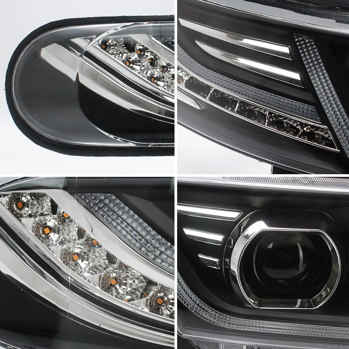 VLAND LED Headlights With Grille Assembly+2PCs D2H Xenon Bulbs Fit for 2007-2015 Toyota FJ Cruiser 1st Gen - Image 6