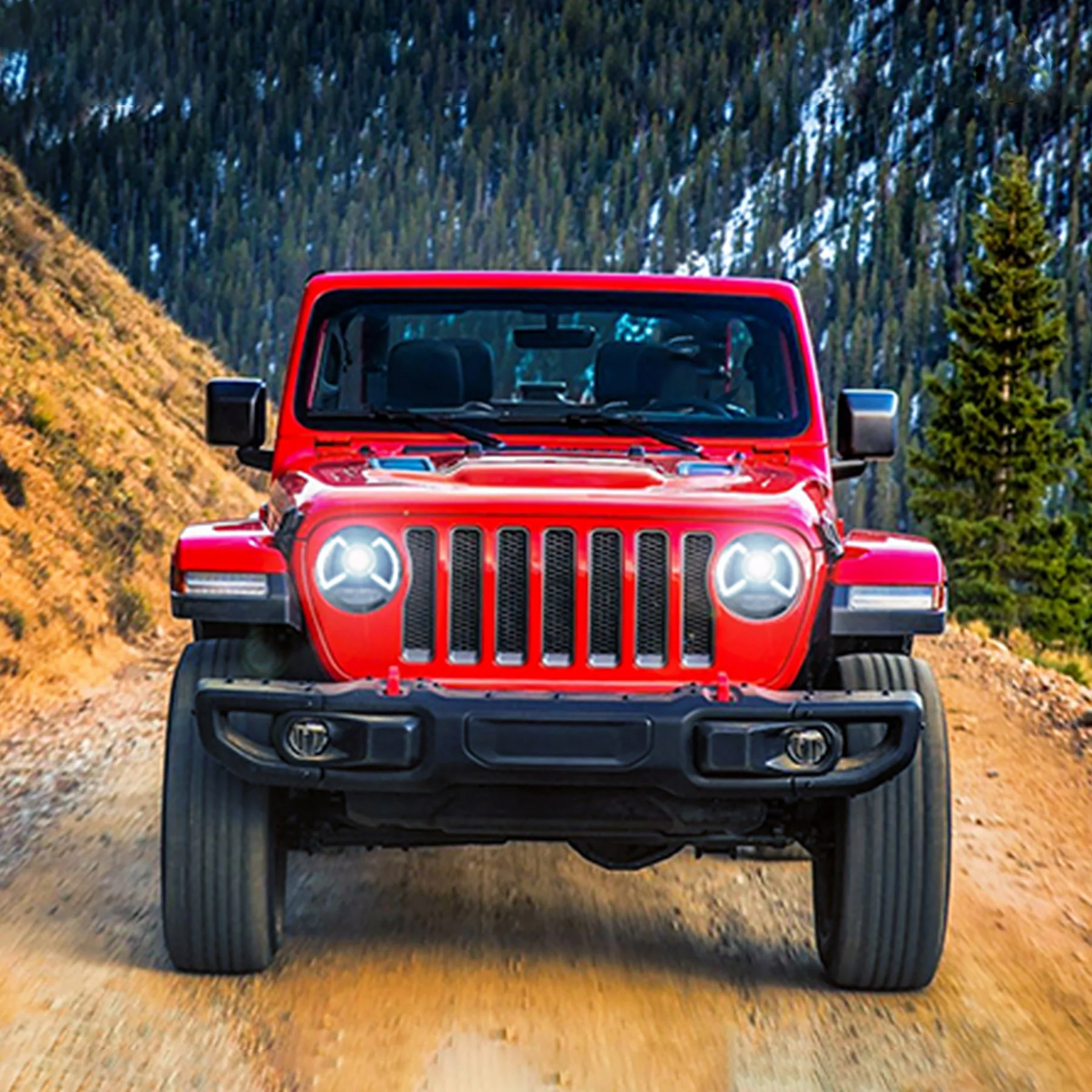 VLAND 9 Inches Full LED Headlights for Jeep Wrangler JL 2018-2023 w/ Activate Lighting - Image 10
