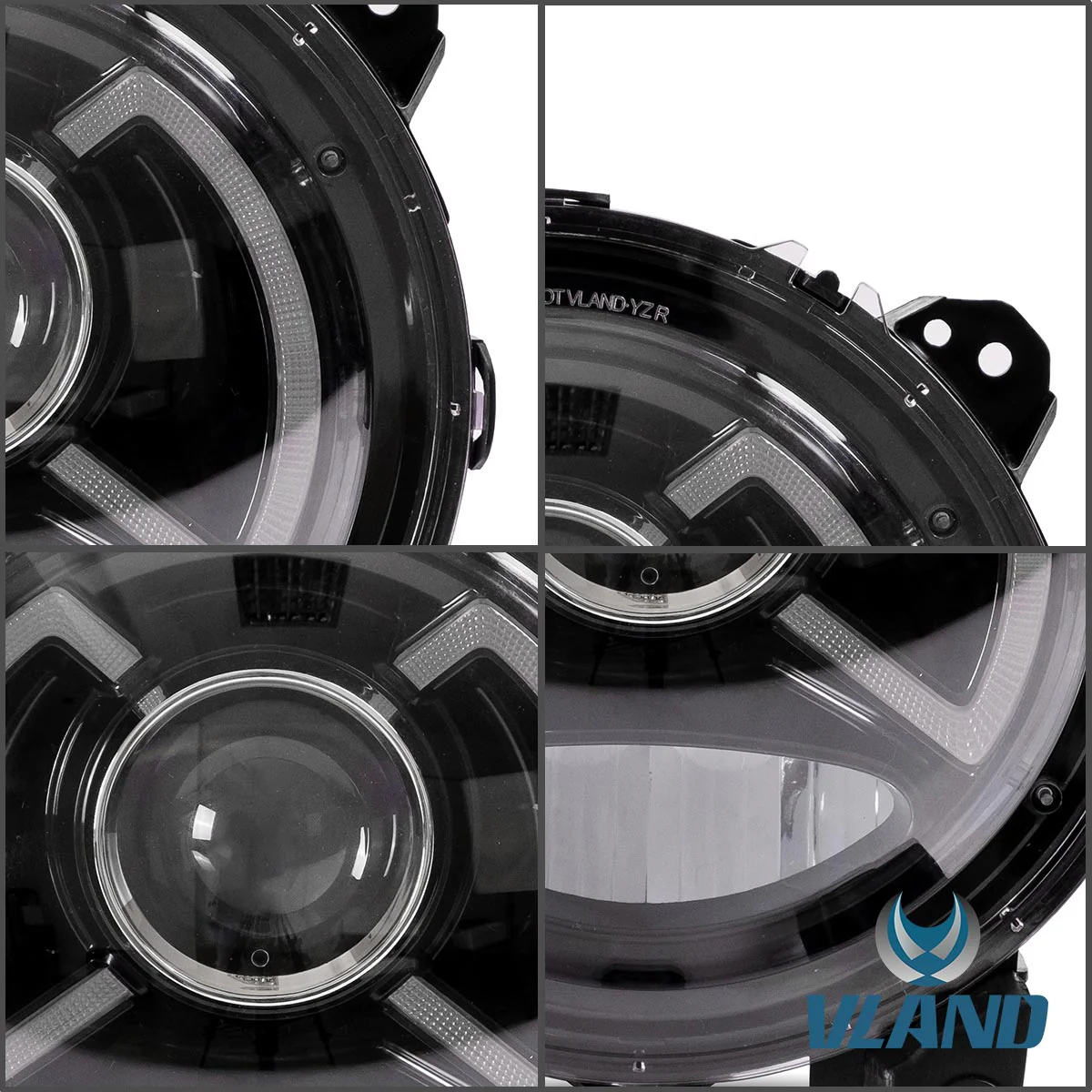 VLAND 9 Inches Full LED Headlights for Jeep Wrangler JL 2018-2023 w/ Activate Lighting - Image 12