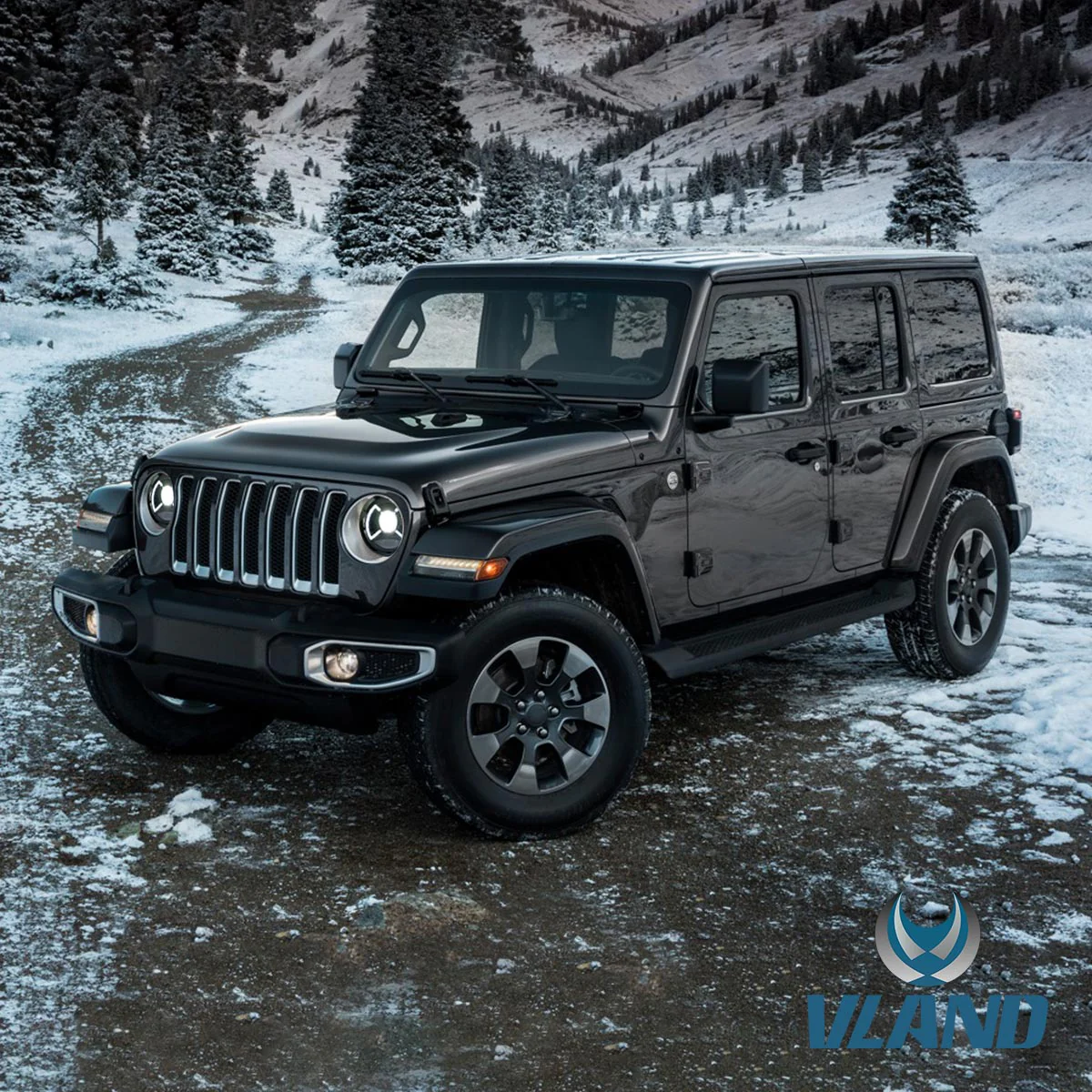 VLAND 9 Inches Full LED Headlights for Jeep Wrangler JL 2018-2023 w/ Activate Lighting - Image 7