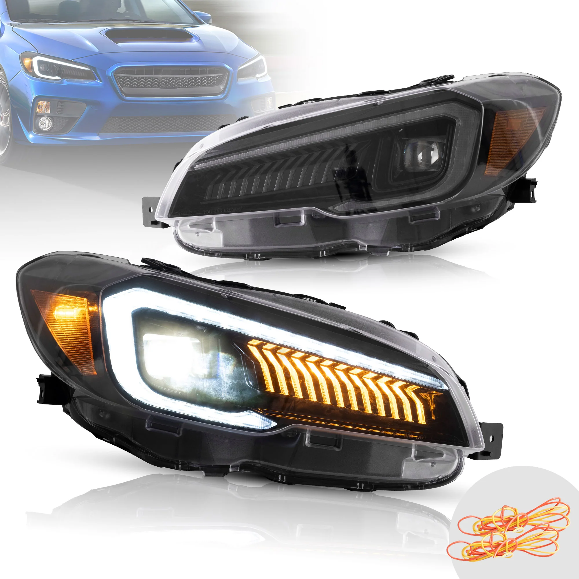 VLAND LED Projector Headlights For Subaru WRX 2015-2021 - Image 5