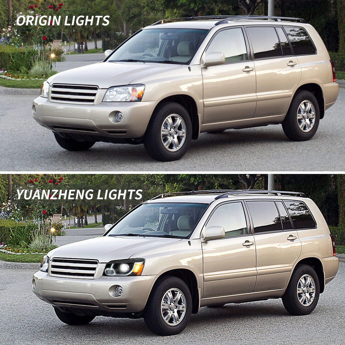 VLAND for Toyota Highlander LED Projector Headlights 2001-2007 1st Gen XU20(Fit For US Models) - Image 6