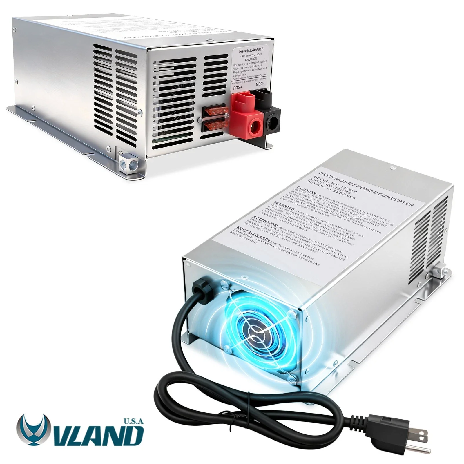 VLAND 65A RV Main Board Smart Charging Upgrade Part for WFCO Power Center WF-9865-MBA - Image 4