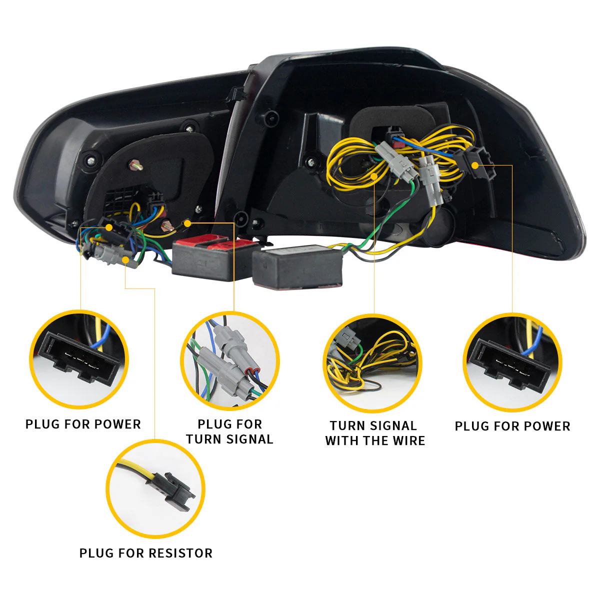 VLAND Headlights with Demon Eyes and Taillights for Volkswagen Golf 6 MK6 2009-2014 (Europe is 2008-2012) - Image 14