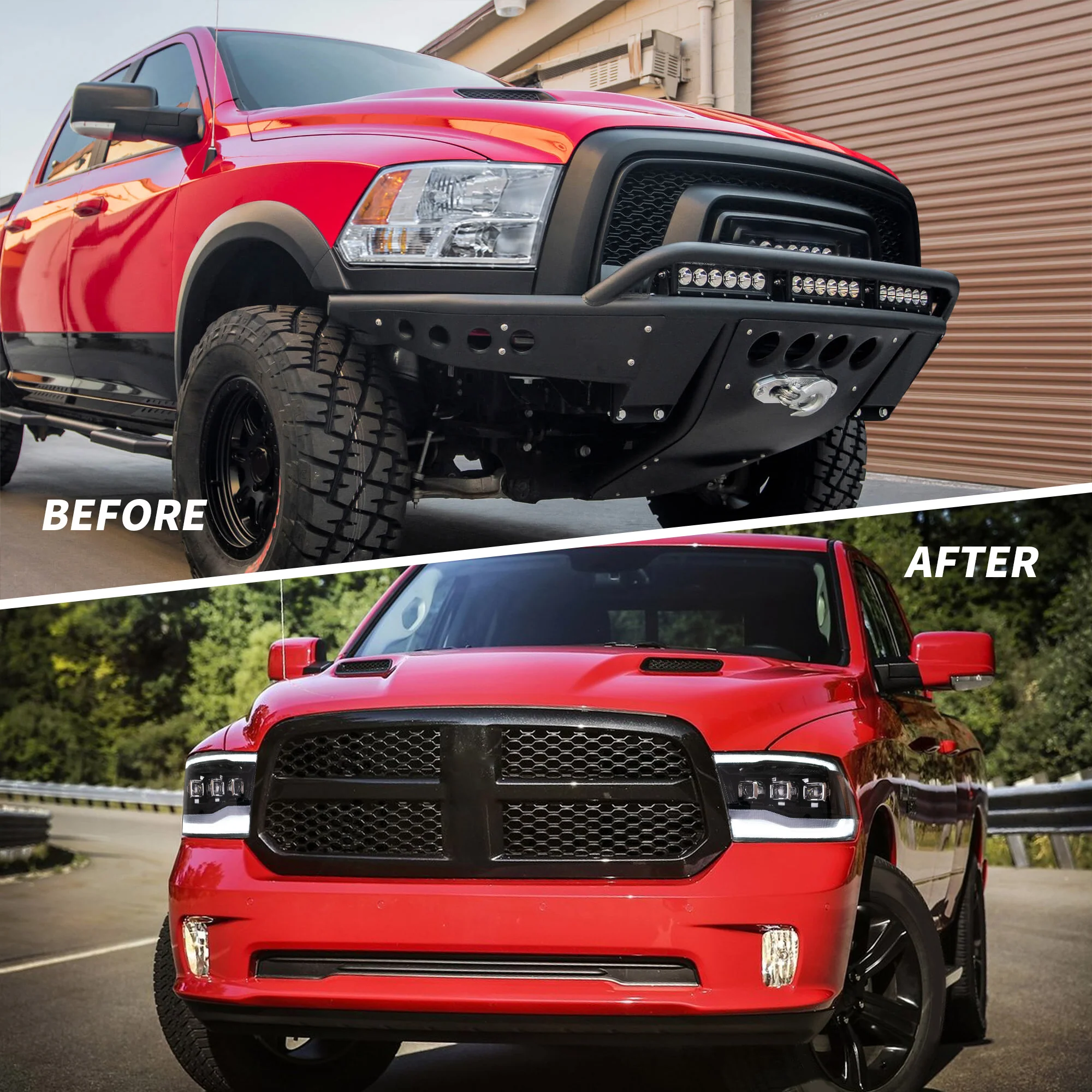 VLAND Full LED Headlights For Dodge Ram 1500/2500/3500 2009-2018/Ram 1500 Classic 2019-2021 - Image 9