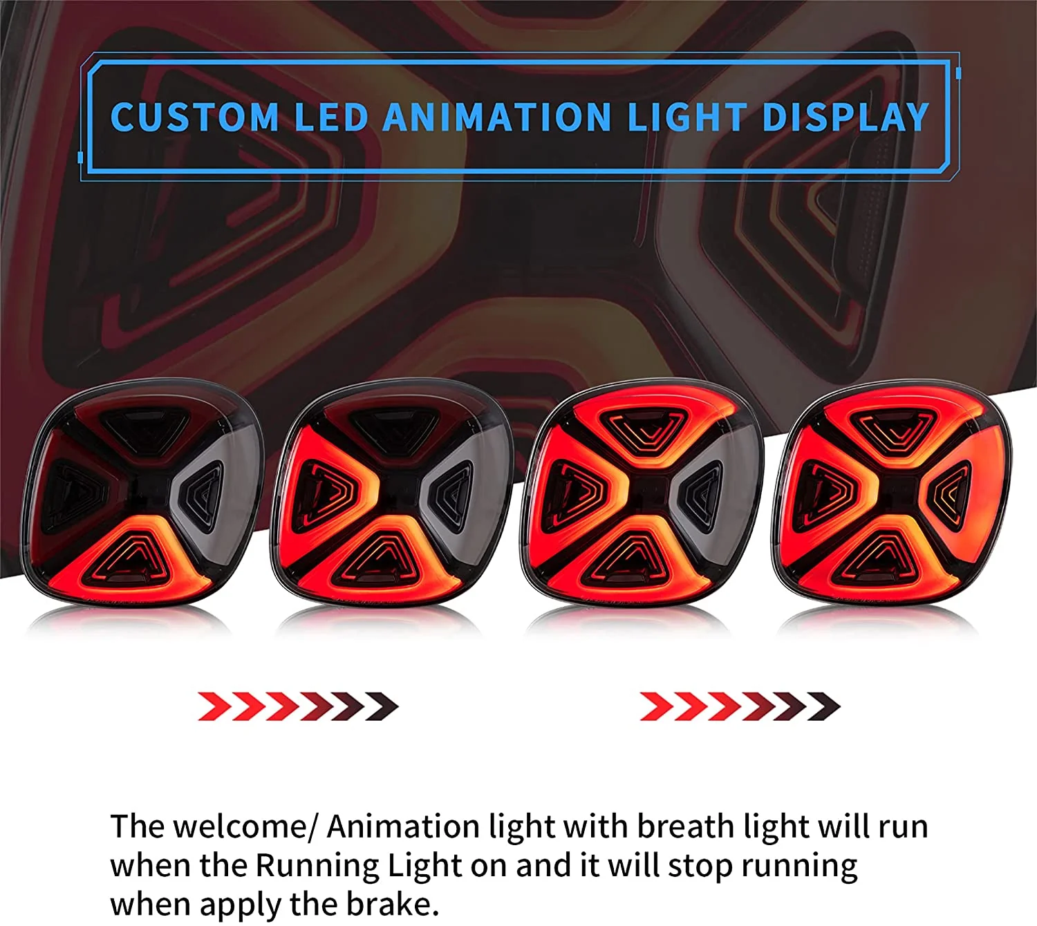 VLAND Full LED Tail Lights For Mercedez Benz Smart 453 Fortwo/Forfour 2015-2019 With Start-up Animation - Image 5