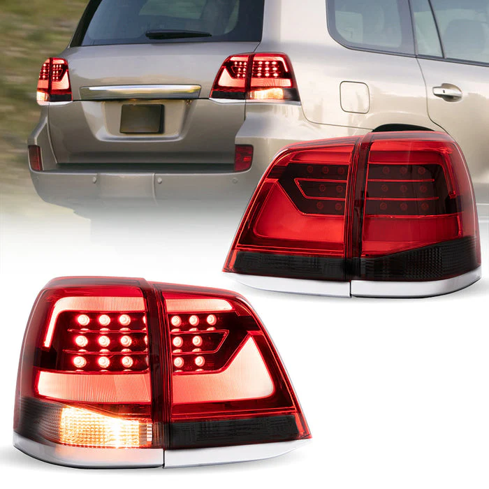 VLAND Full LED Tail Lights For Toyota Land Cruiser 2007-2012 - Image 4