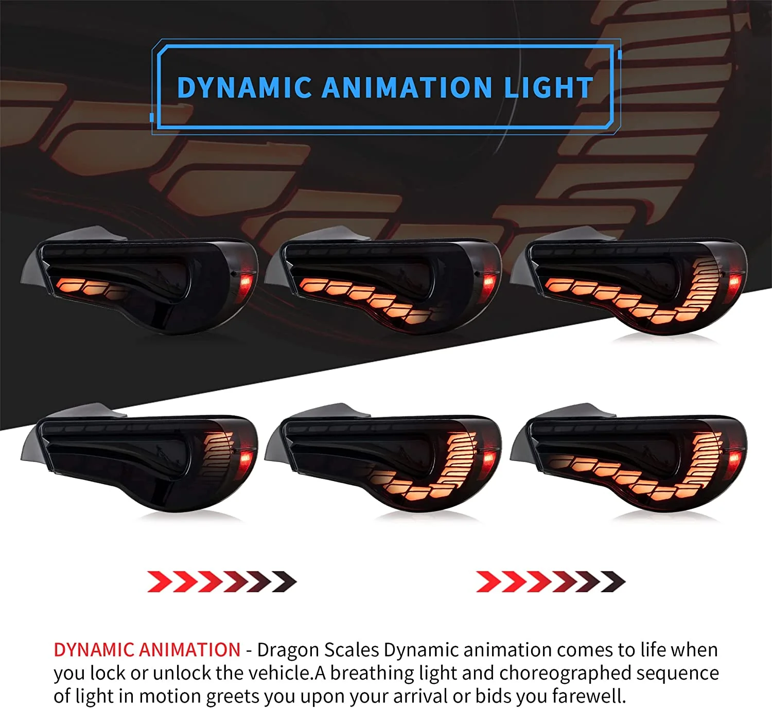 VLAND Headlights and LED Taillights Fit For Toyota 86 2012-2020 GT86, Subaru BRZ, Scion FRS - Image 6