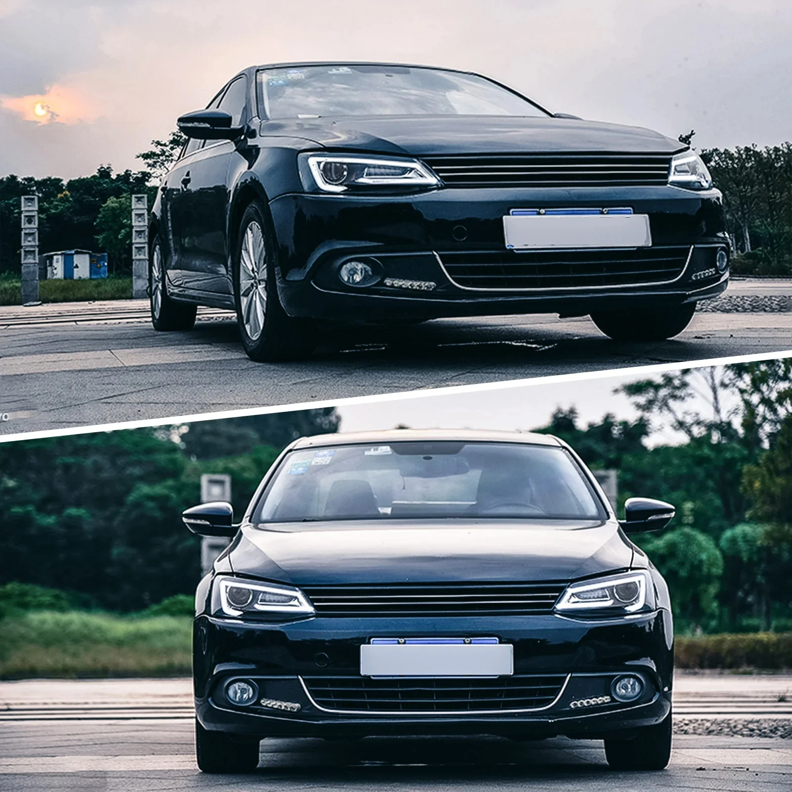 VLAND Headlights+ D2H Bulbs with Decoder Assembly Fit for Volkswagen Jetta 2011-2018 - Image 3