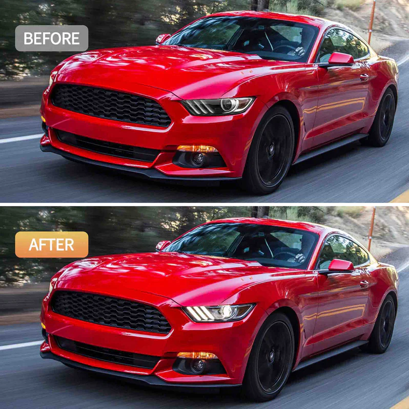 VLAND Headlights For 2015-2017 Ford Mustang (S550 Pre-Facelift) - Image 7