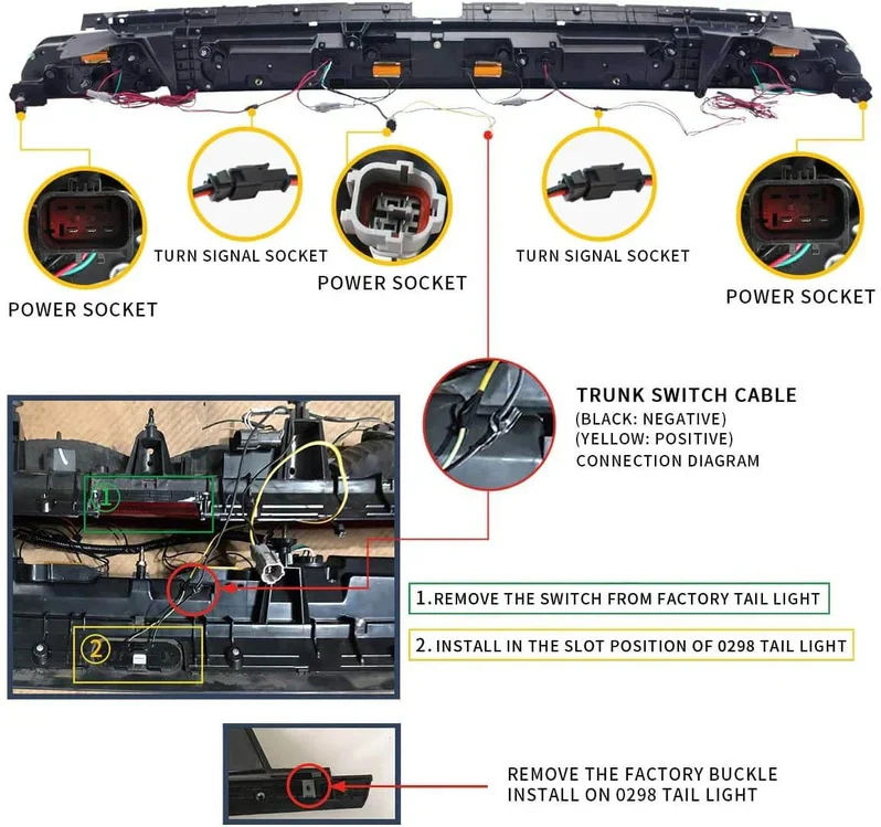 VLAND LED Halo Headlights(RGB)+Taillights For Dodge Challenger 2008-2014 - Image 10