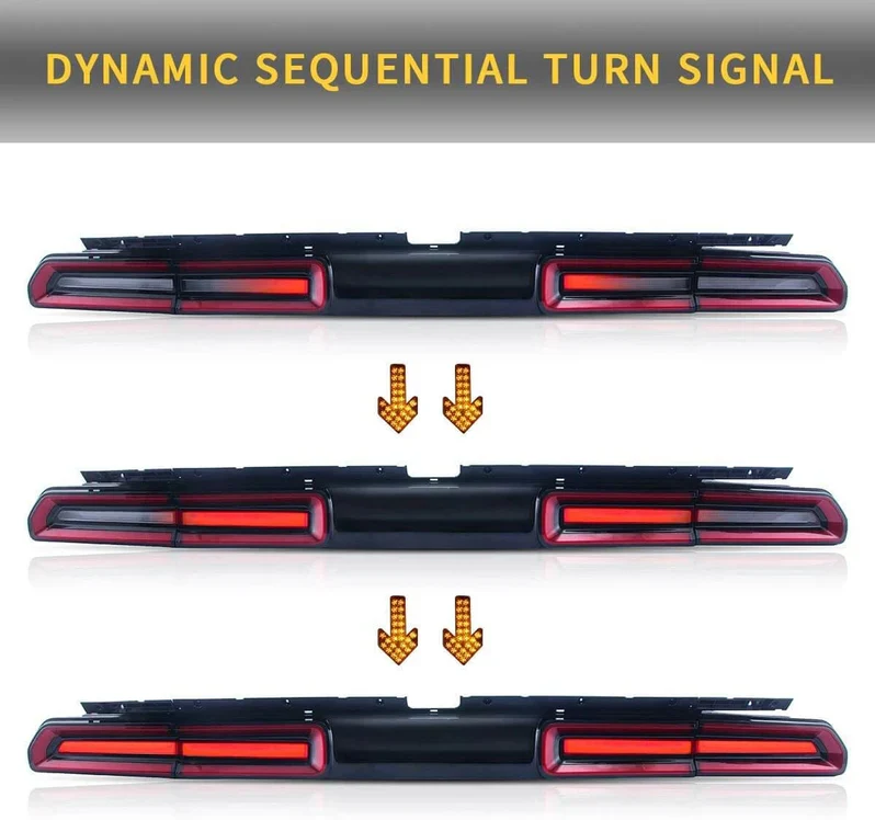 VLAND LED Halo Headlights(RGB)+Taillights For Dodge Challenger 2008-2014 - Image 12