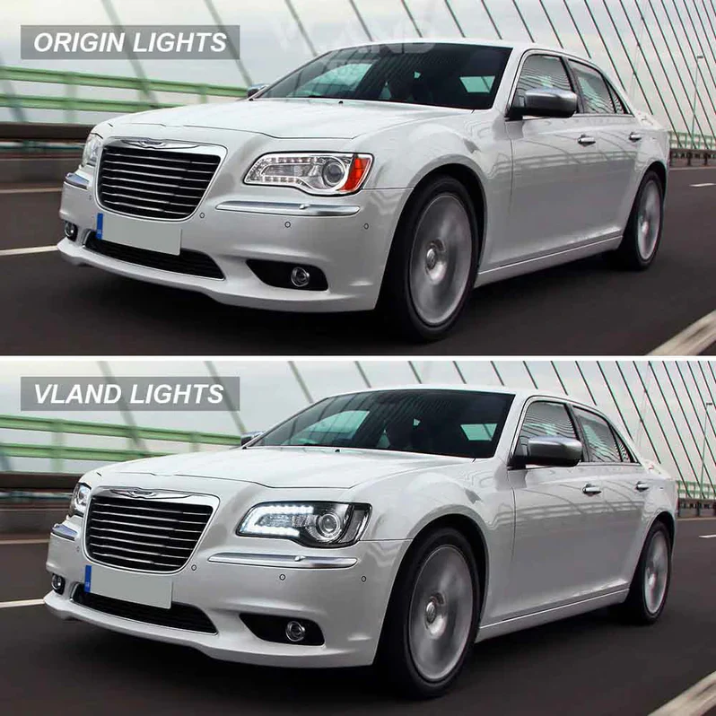VLAND LED Headlights For 2011–2023 Chrysler 300 - Image 5