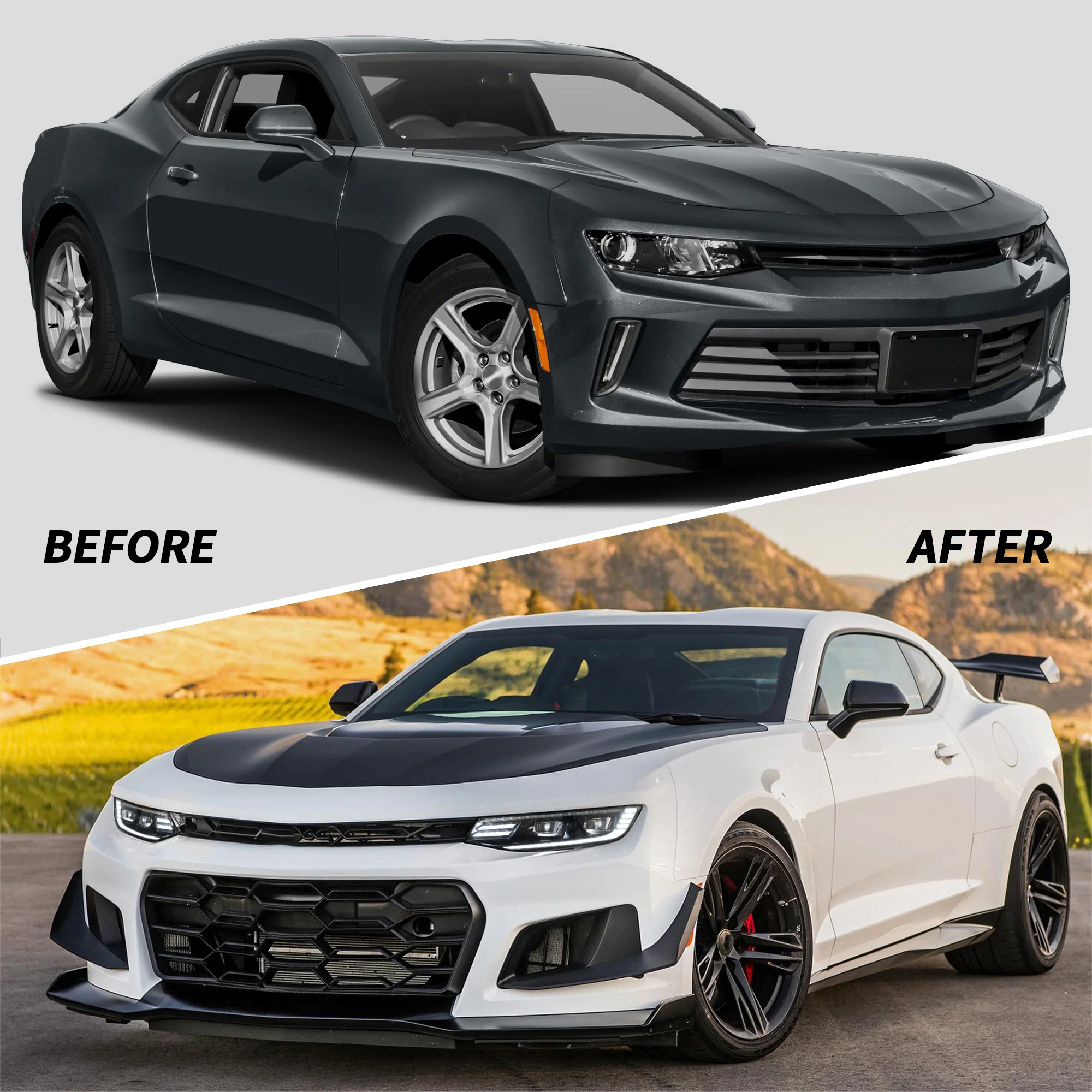 VLAND LED Projector Headlights For Chevrolet / Chevy Camaro LT SS RS ZL LS 2016-2018 - Image 18
