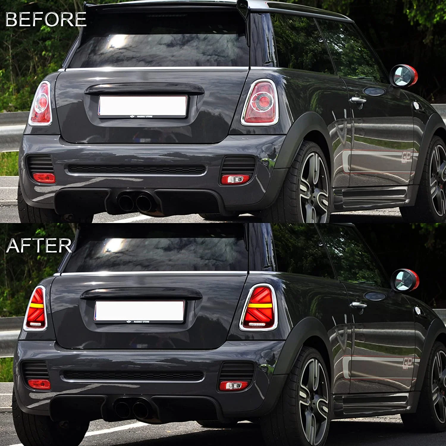 VLAND LED Tail Lights For Mini Cooper R50 R52 R53 2001-2006 [Mini Hatch/Cabrio] Rear Lamps - Image 4
