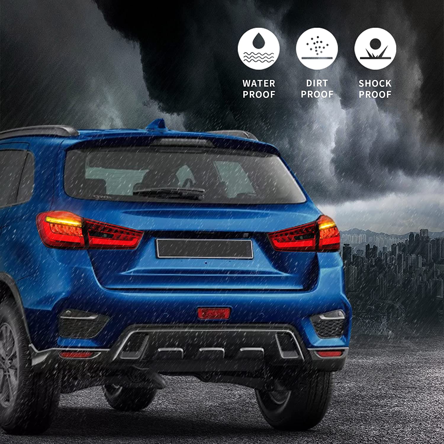 VLAND LED Tail Lights For 2012-2018 Mitsubishi ASX / Out Lander Sports - Image 8