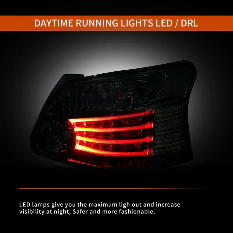 VLAND LED Taillights For 2006-2012 Toyota Yaris Sedan - Image 4
