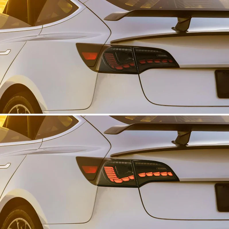 VLAND LED Taillights For 2017-2023 Tesla Model 3/Y Amber Turn signal - Image 5