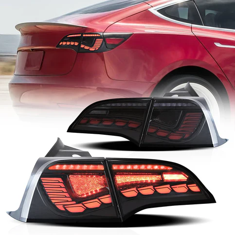 VLAND LED Taillights For 2017-2023 Tesla Model 3/Y Amber Turn signal - Image 9