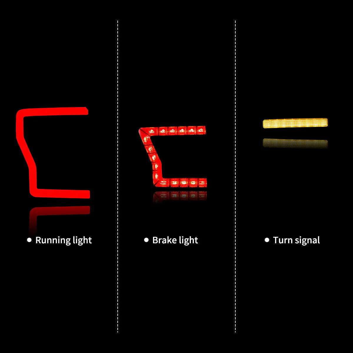 VLAND LED Tail Lights For Toyota 4Runner 2010-2024 w/Sequential Turn Signal - Image 8