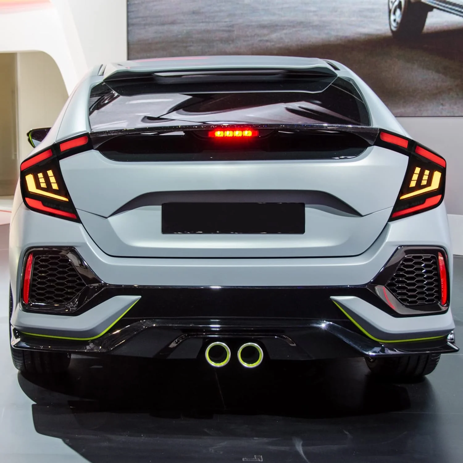 VLAND Tail Lights For Honda Civic Hatchback LX Sport EX 2016-2021 [5 Door|10th Generation] - Image 2