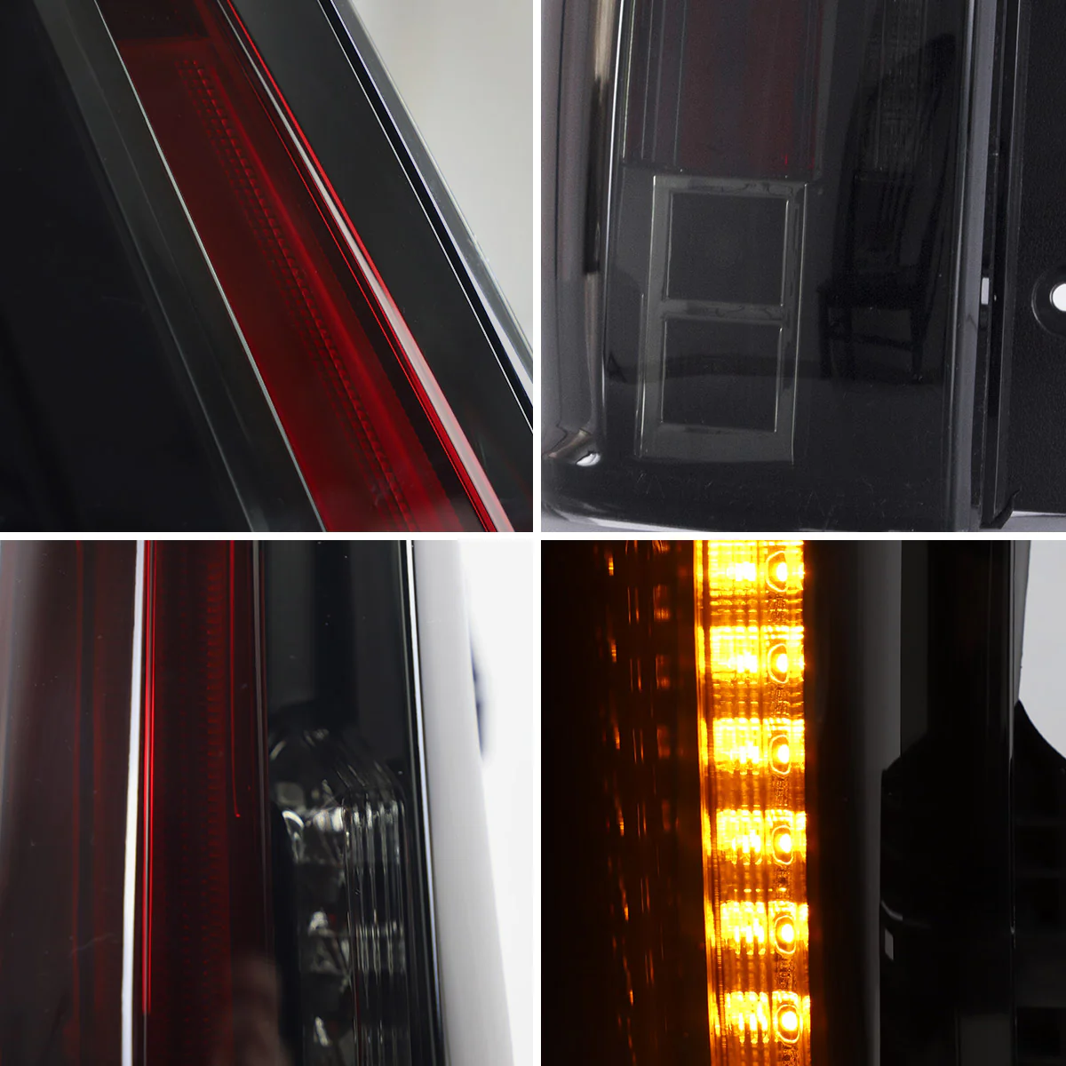 VLAND Full LED Tail Lights GMC Yukon Chevrolet Tahoe Suburban 2007-2014 5 Pins with 5 Holes - Image 12