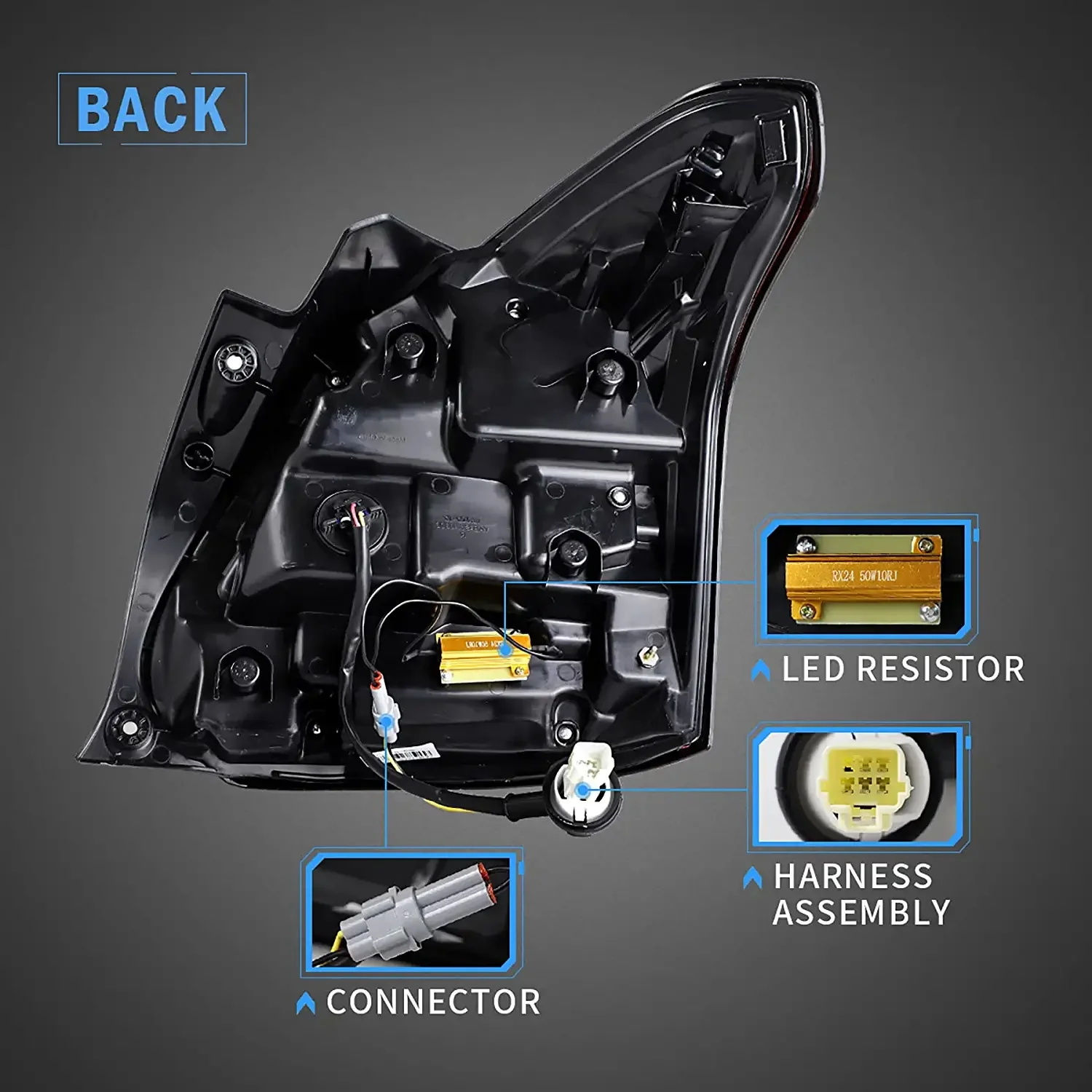 VLAND Full LED Taillights For Suzuki Swift Sport 2017-2019 - Image 5